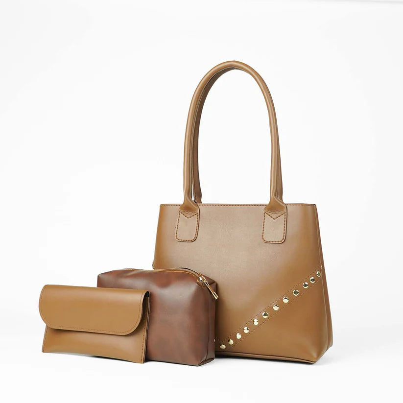 Chip set of 3 bag brown